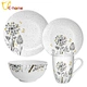 Flower Design Bone China Cup
